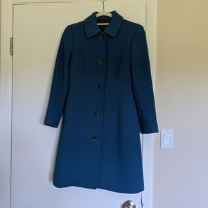 J. Crew women's Classic Lady Day coat Blue 2P